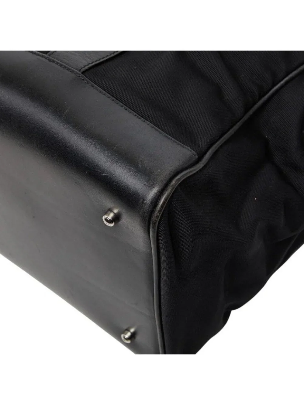 Gucci Tote 002 Black Nylon Canvas